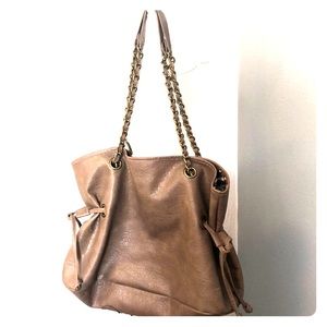 Jessica Simpson Large Leather Shoulder Bag